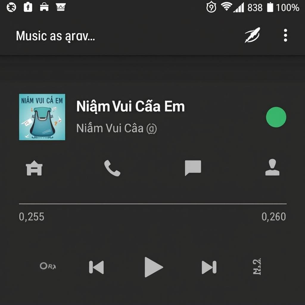 Hình ảnh giao diện tải nhạc "Niềm Vui Của Em"