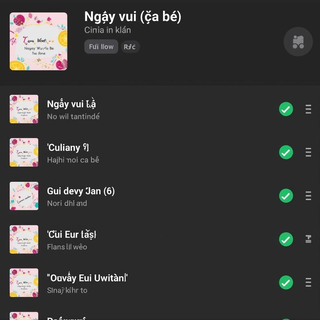 Tạo danh sách phát "ngày vui của bé beat mp3"