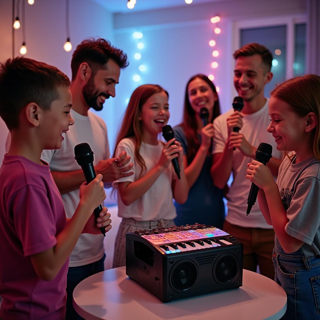 Create memorable moments with karaoke and fun music notes