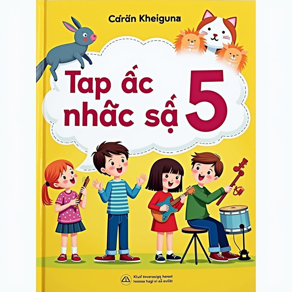 Tập đọc nhạc số 5 bìa sách