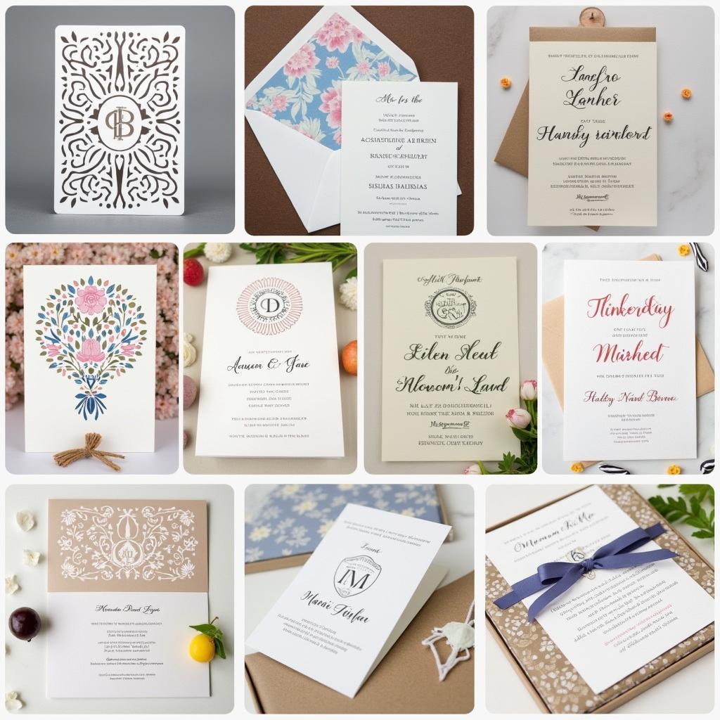 Unique Wedding Invitation Design Ideas