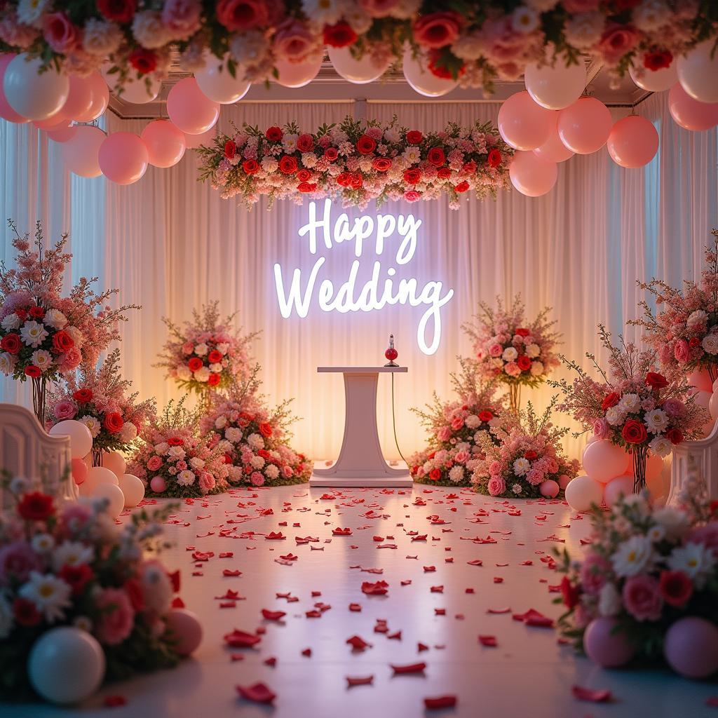 Wedding Decoration with Karaoke