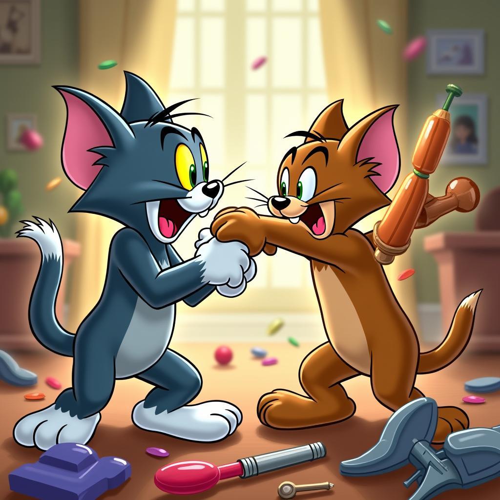 Tom và Jerry trong game hành động