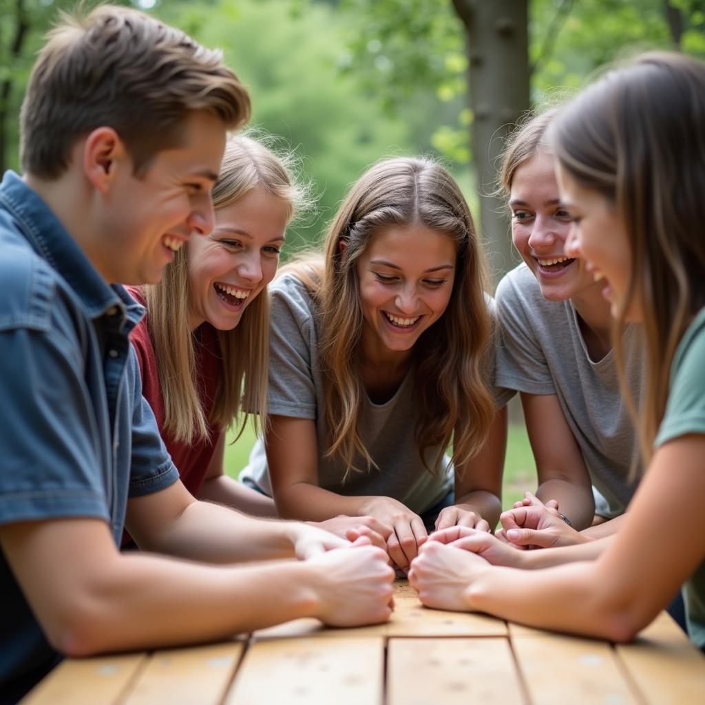 outdoor team building games