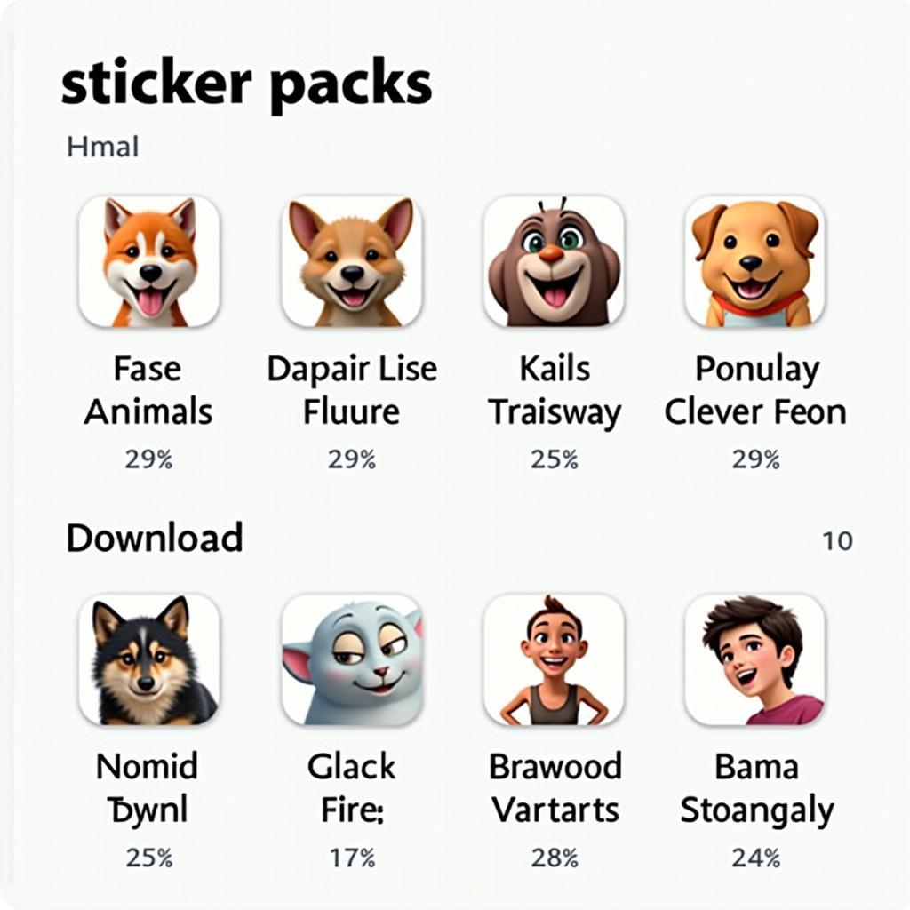 Ứng dụng sticker vui nhộn