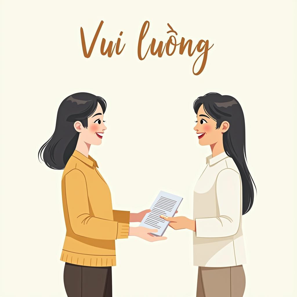 Communicating with "Vui Lòng"