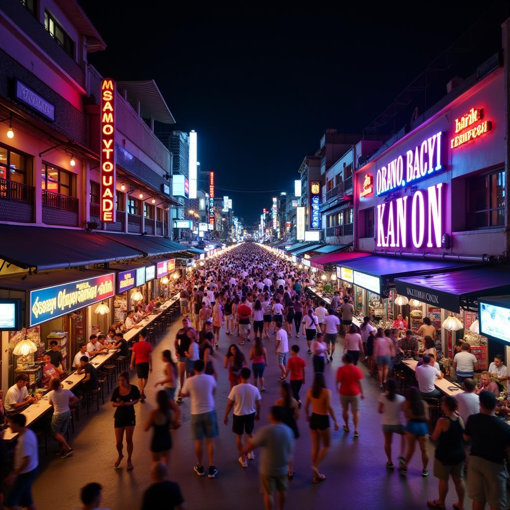 Walking Street Pattaya nightlife