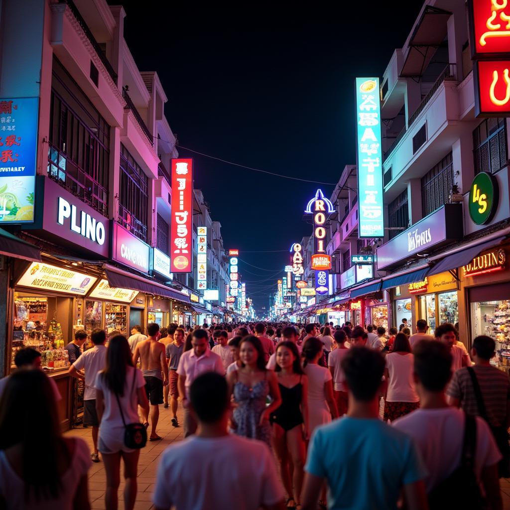 Walking Street Pattaya nightlife