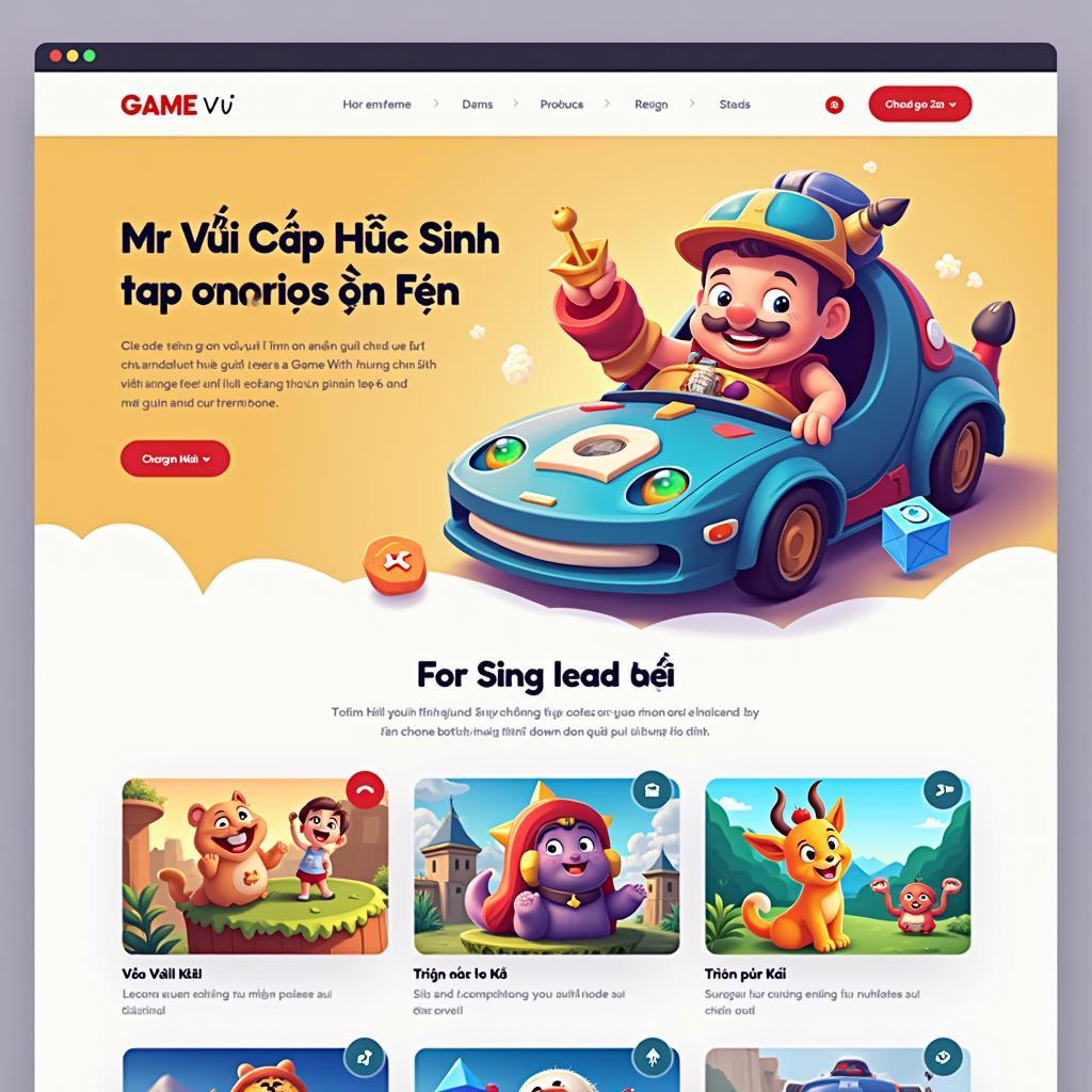 Website Game Vui