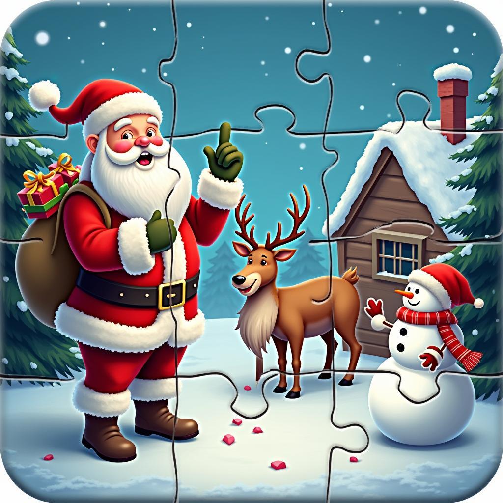 Game xếp hình Noel