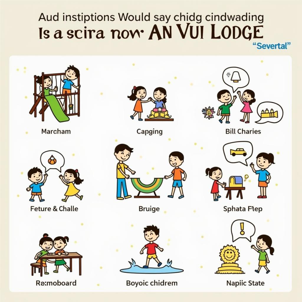 Các hoạt động cho trẻ em tại An Vui Lodge