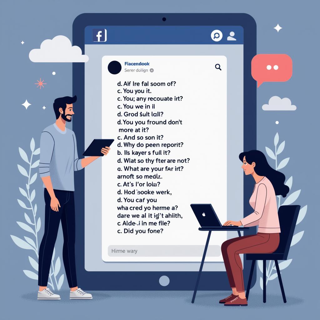 Ảnh hưởng của thơ Facebook vui