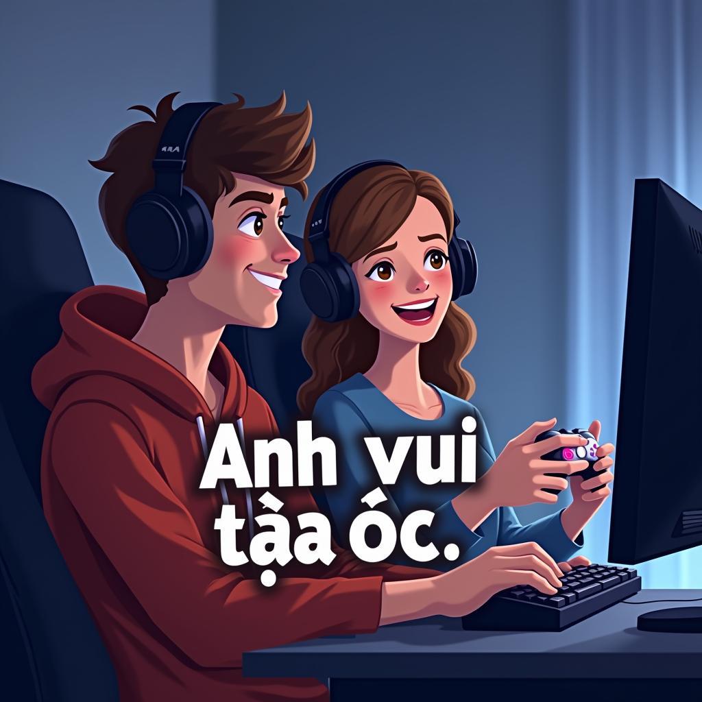 Hình ảnh minh họa anh vui là được trong game