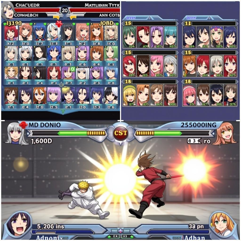 Màn hình chơi Anime Battle 2.4 vui game