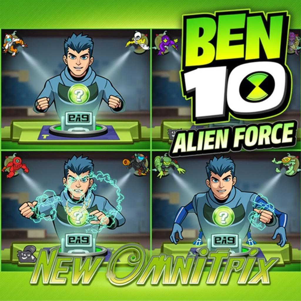 Gameplay của Ben 10: Alien Force với Omnitrix mới