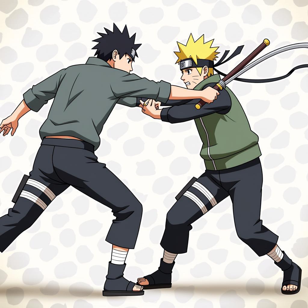 Chiến thuật chiến đấu trong Black vs Naruto 2.8