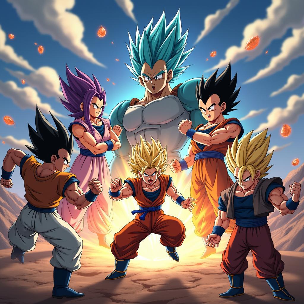 Các Nhân Vật Trong Dragon Ball Chiến Đấu