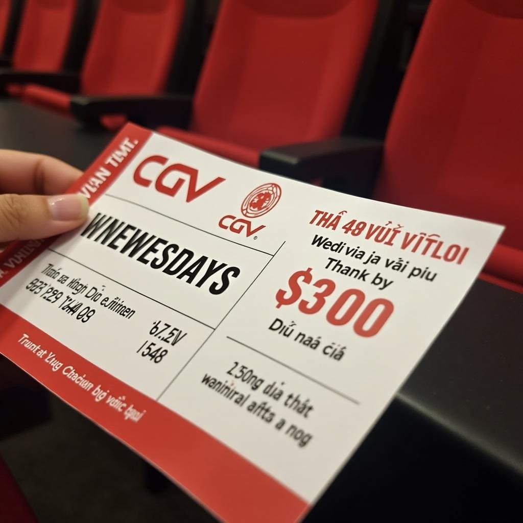 CGV Thứ 4 Vui Vẻ Giá Rẻ