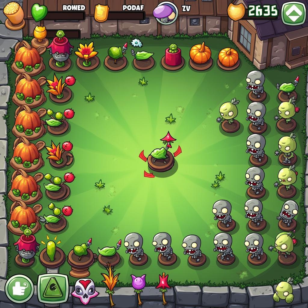 Chiến thuật trong Plant vs Zombie 2