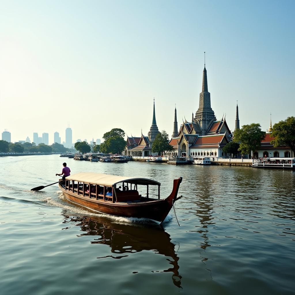 Dạo thuyền sông Chao Phraya Bangkok