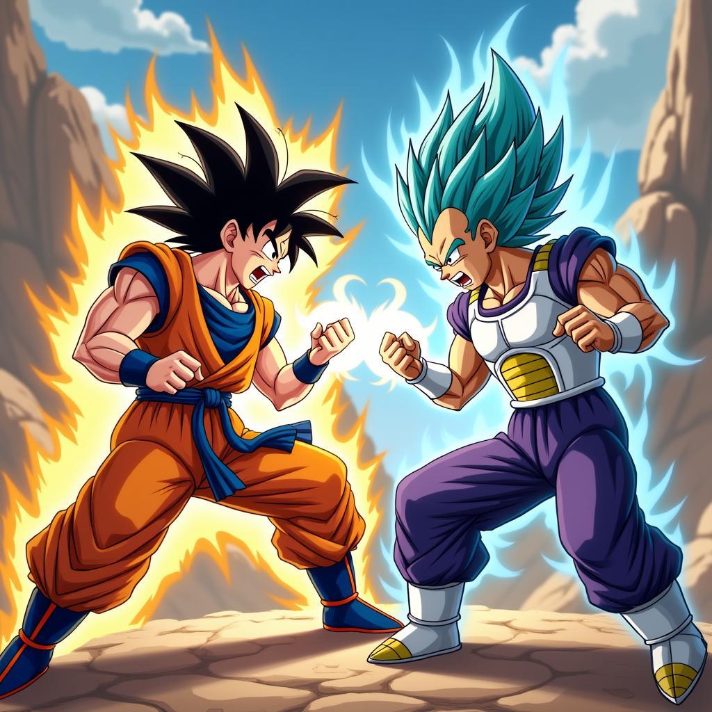 Trận đấu đối kháng Dragon Ball 2.5 vui game