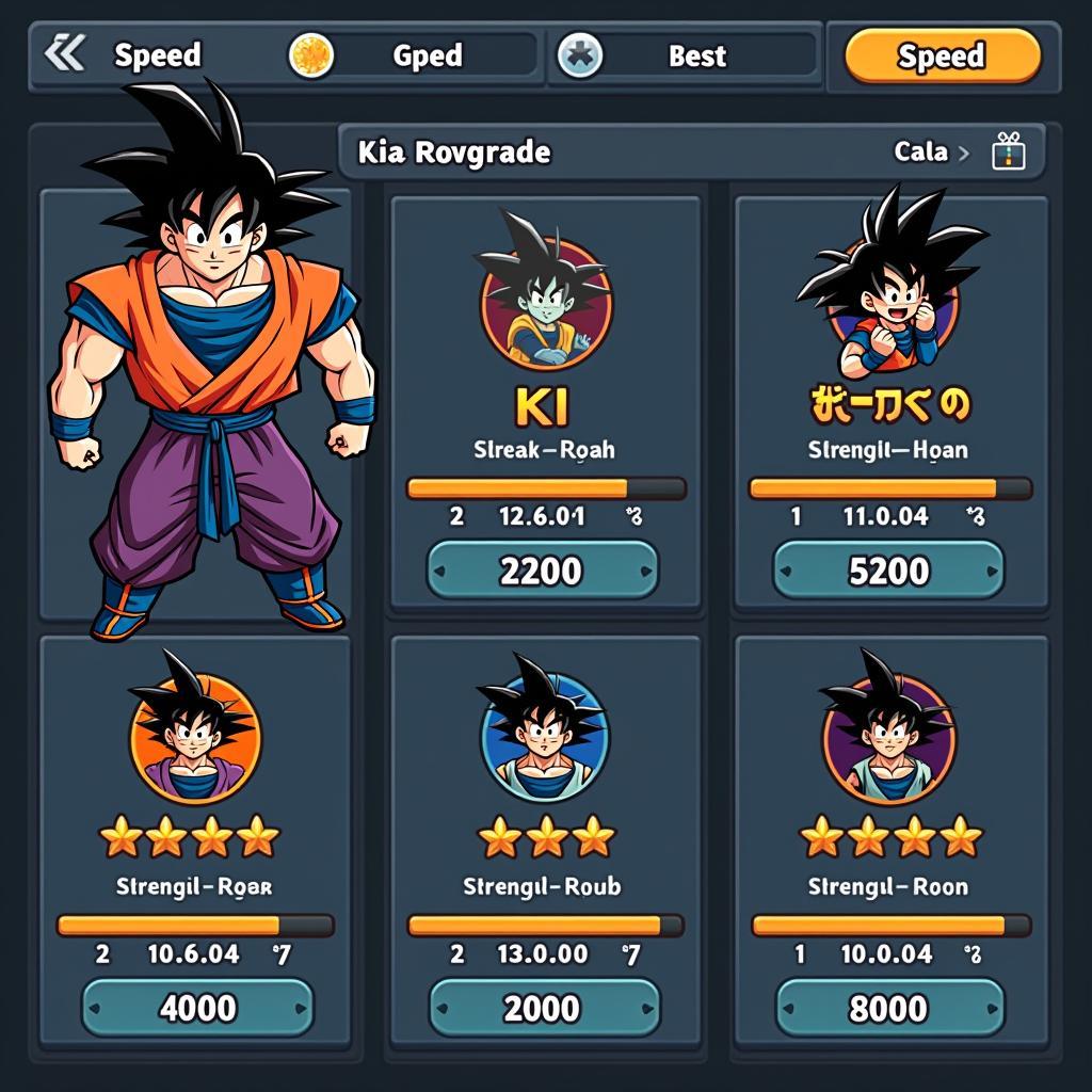 Game vui 24h Goku nâng cấp sức mạnh