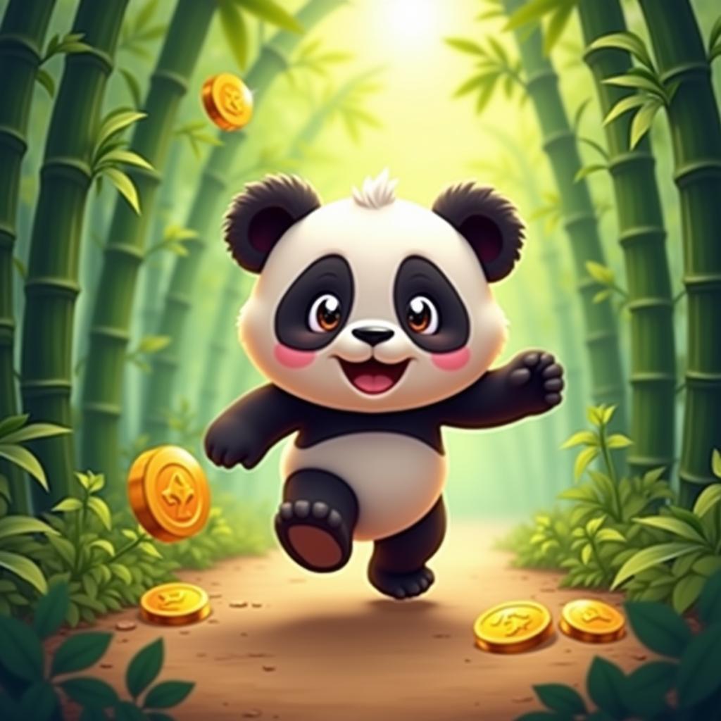 Game vui gấu trúc panda chạy nhảy