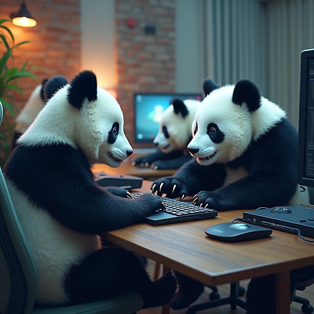 Game vui gấu trúc panda online