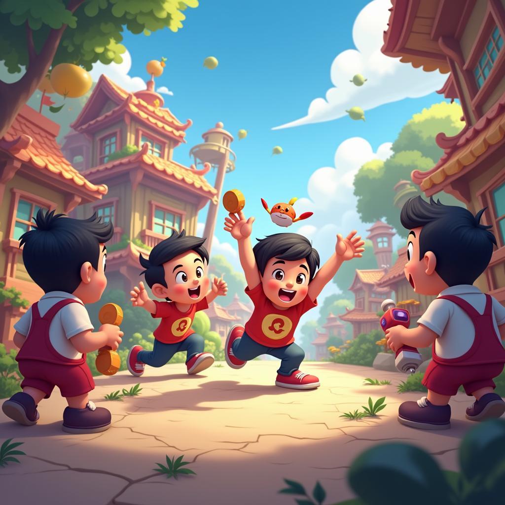 Game vui với nhạc nền Bác Đưa Thư Vui Tính