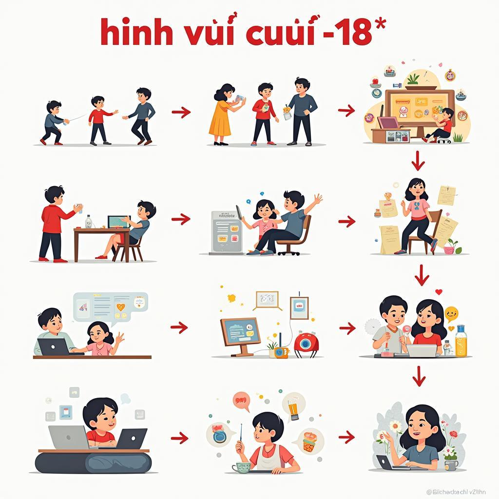 Hình vui cười 18: Nguồn gốc và phát triển