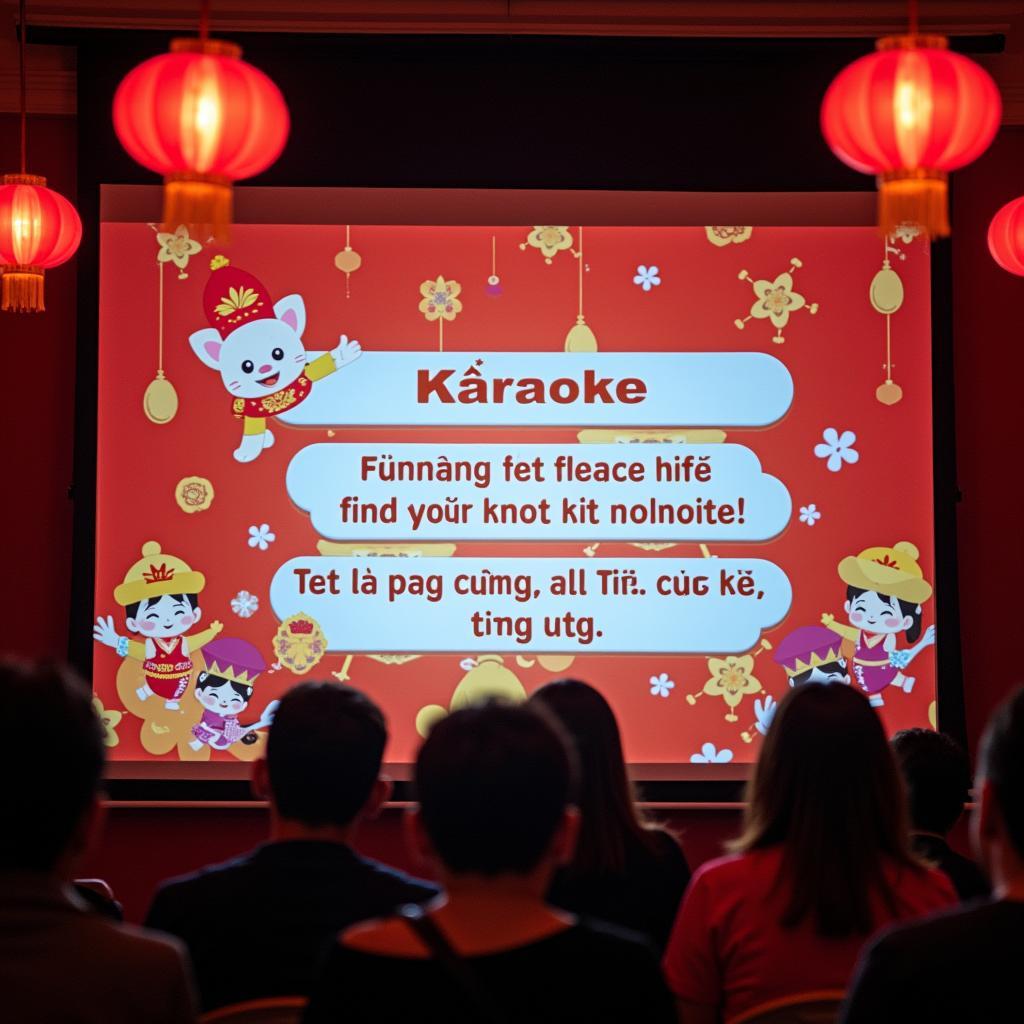 Karaoke nhạc xuân vui nhộn