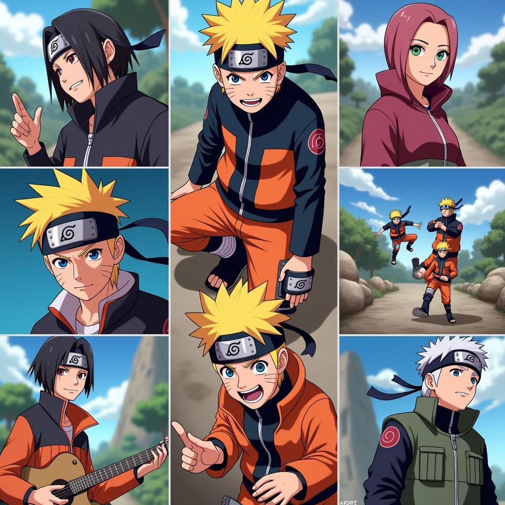 Khám phá thế giới naruto vui game đầy màu sắc