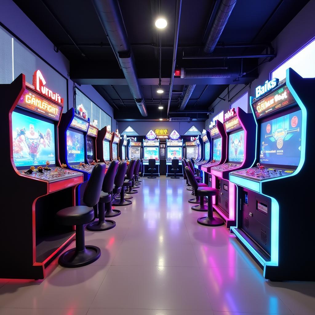 Không gian hiện đại tại game center TPHCM