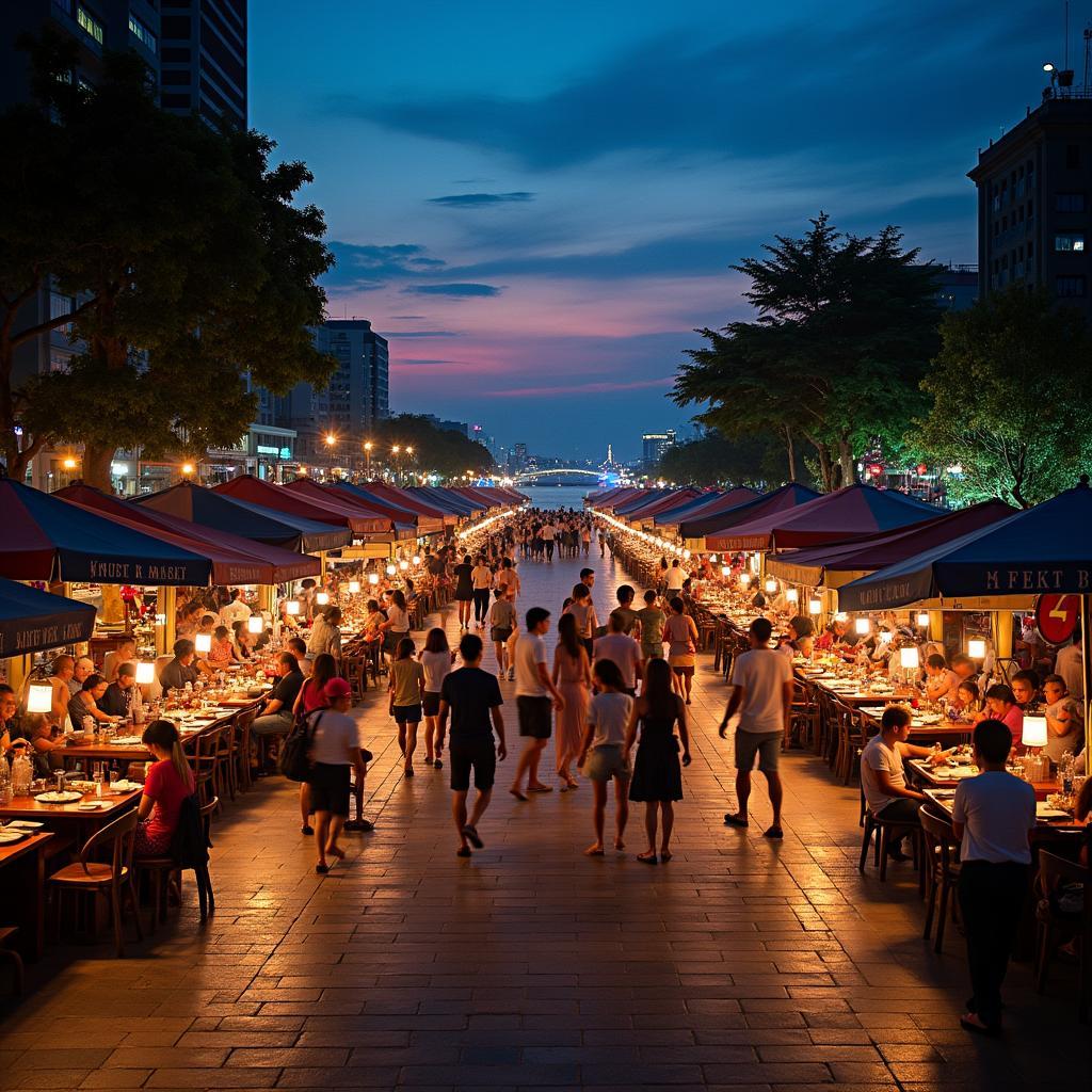 Khu vui chơi Nha Trang về đêm sôi động