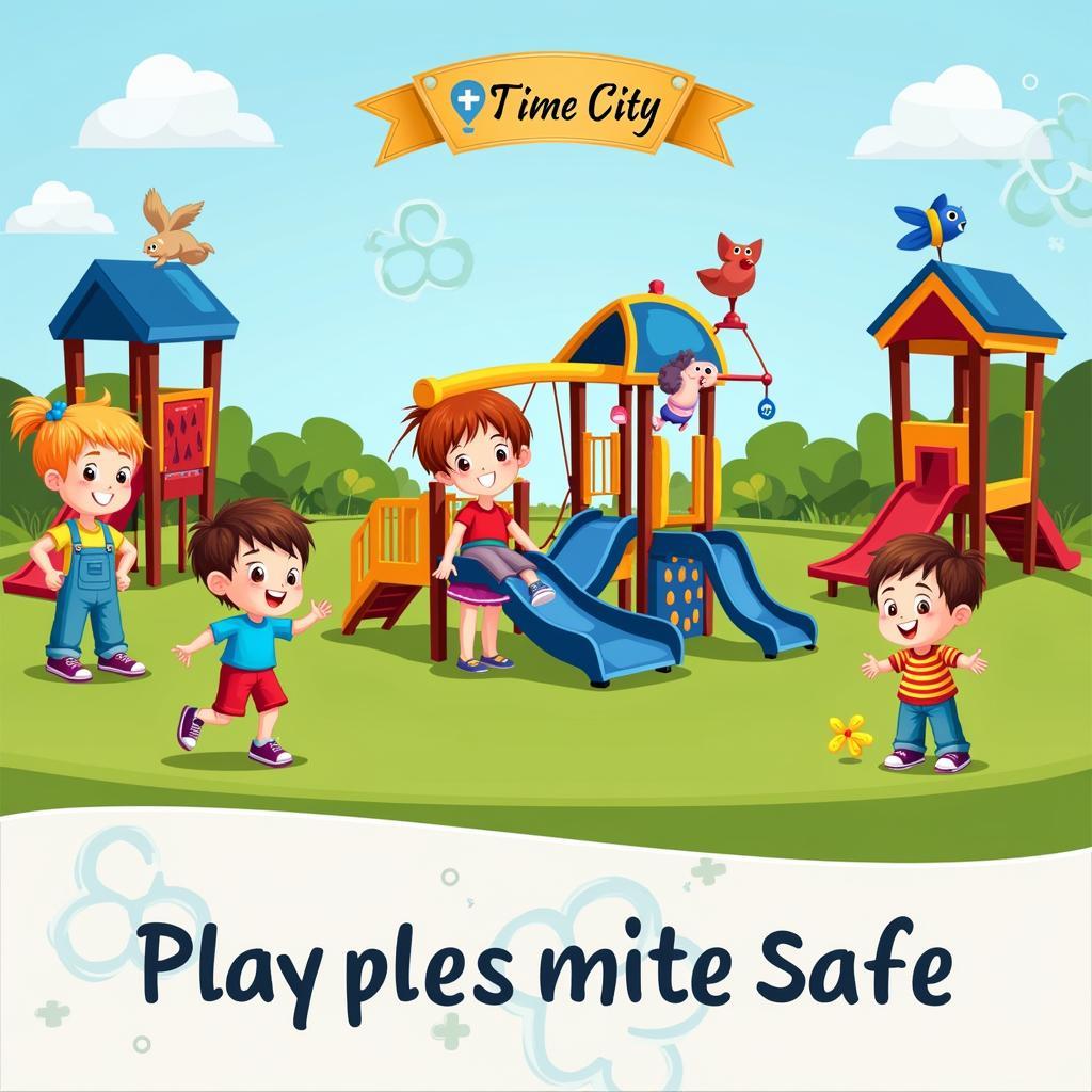 Khu vui chơi Time City: Thiên đường cho trẻ thơ