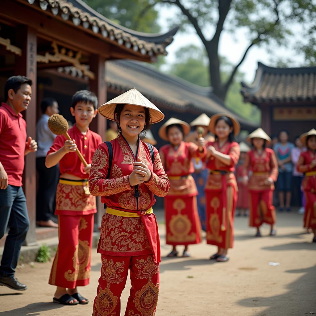 Khu vui chơi truyền thống tại Quảng Ninh: Nét đẹp văn hóa dân gian