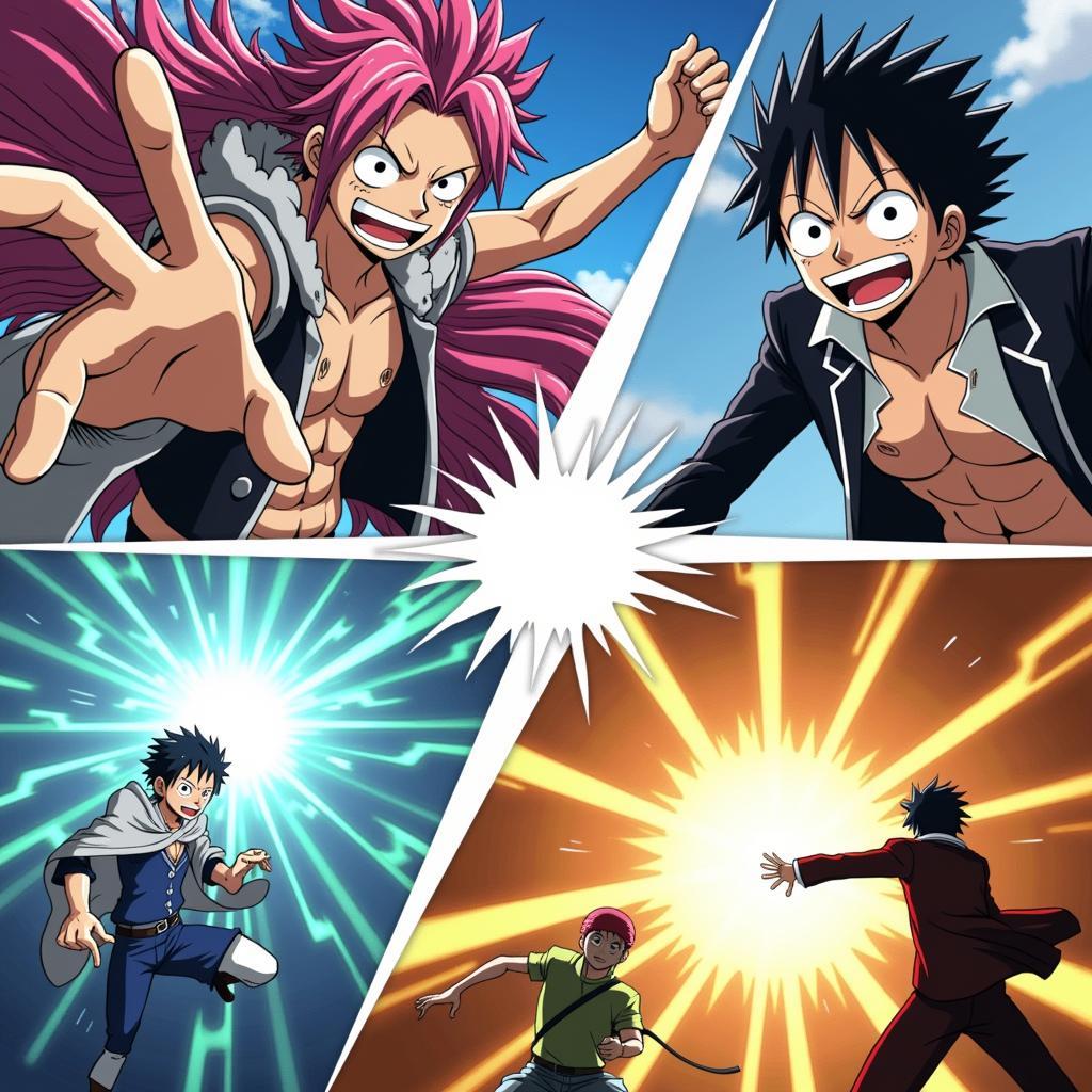 Kỹ năng đặc biệt ấn tượng trong game Fairy Tail vs One Piece