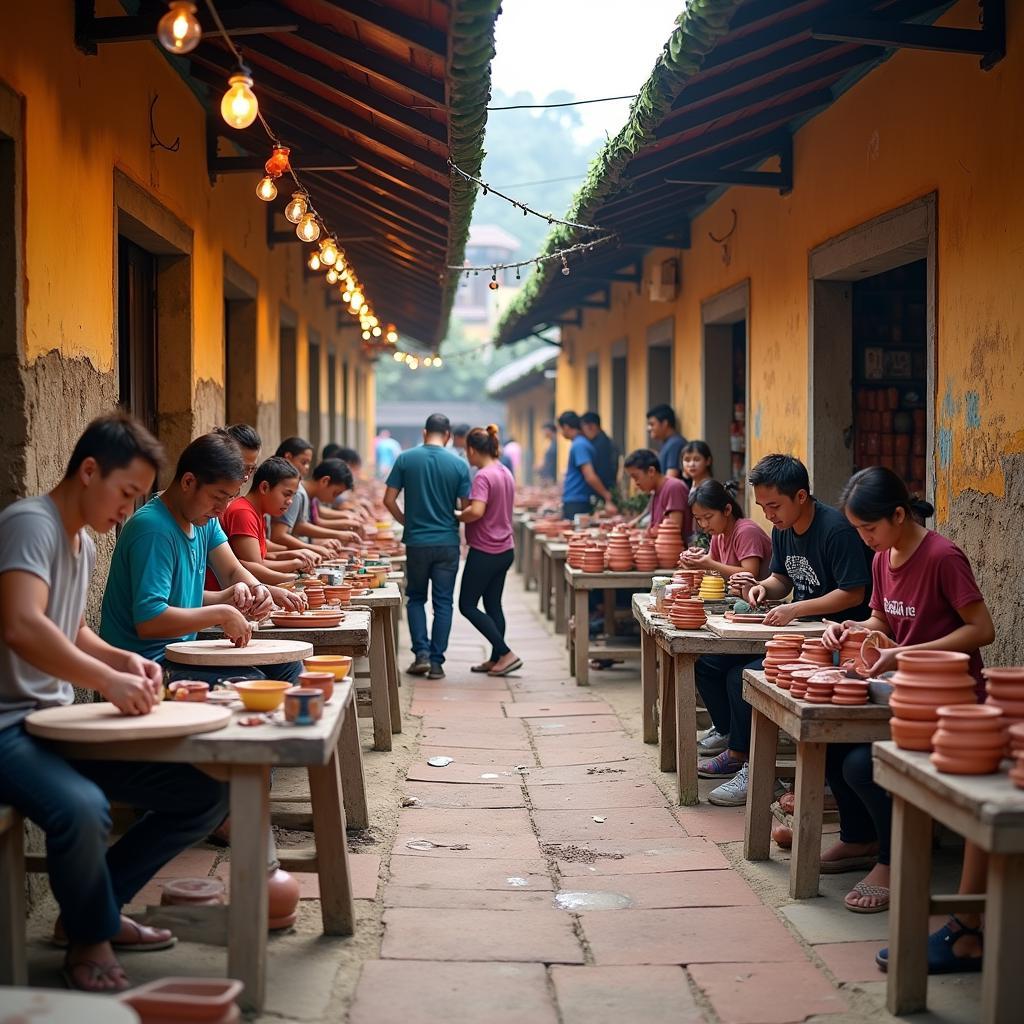 Làng gốm Bát Tràng - Trải nghiệm văn hóa