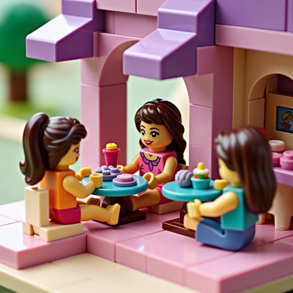 Lego Friends Khu Vui Chơi Quán Cà Phê Tình Bạn