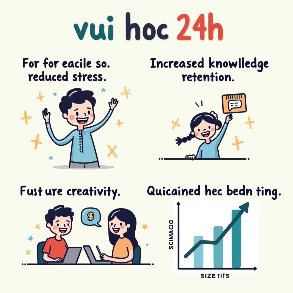 Hình ảnh minh họa lợi ích của vui học 24h