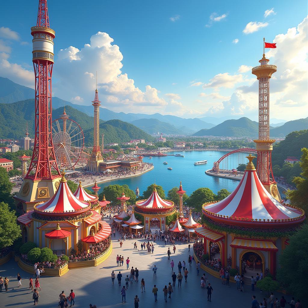 Lotte World Magic Island - Khu Vui Chơi Cảm Giác Mạnh