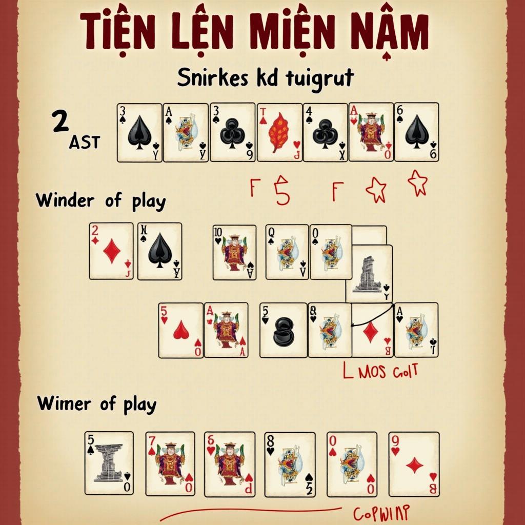 Luật chơi tiến lên miền nam game vui