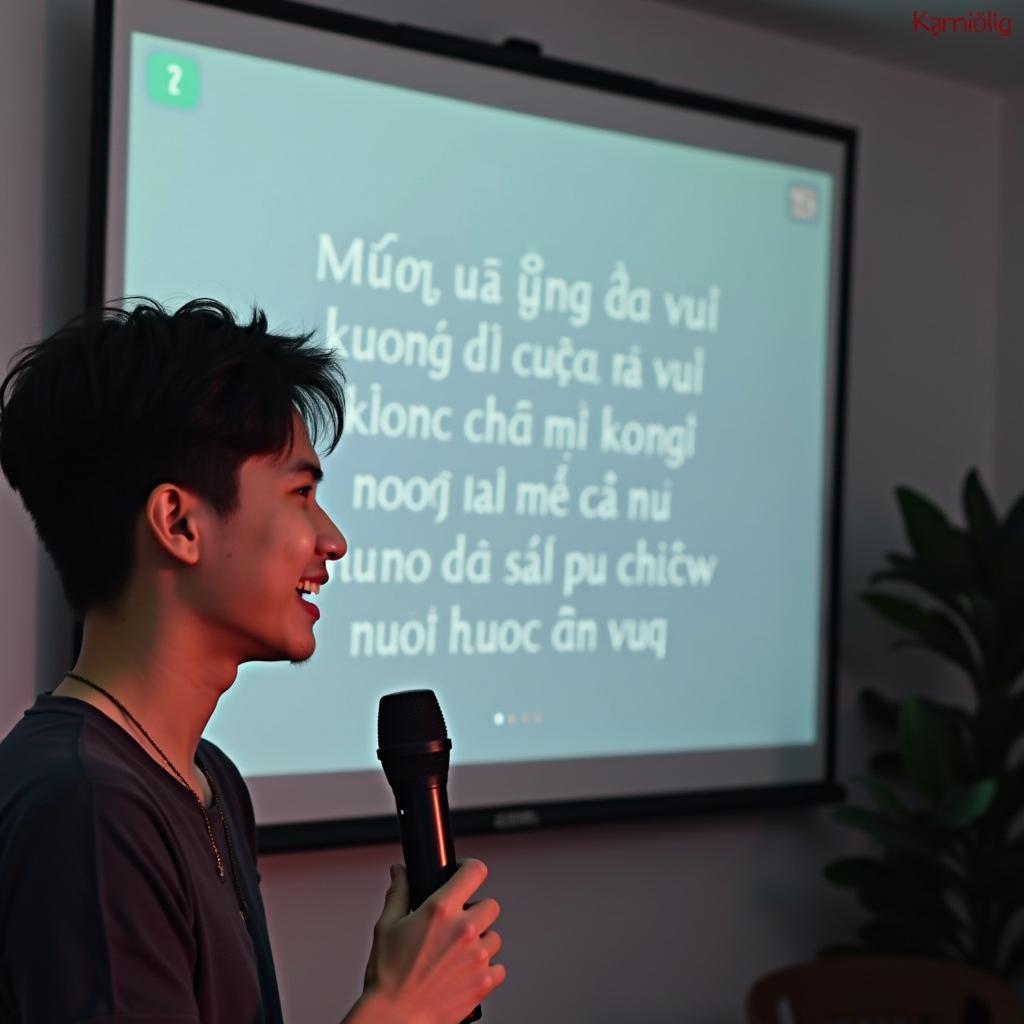 Luyện tập hát karaoke Mong Cha Mẹ Được An Vui