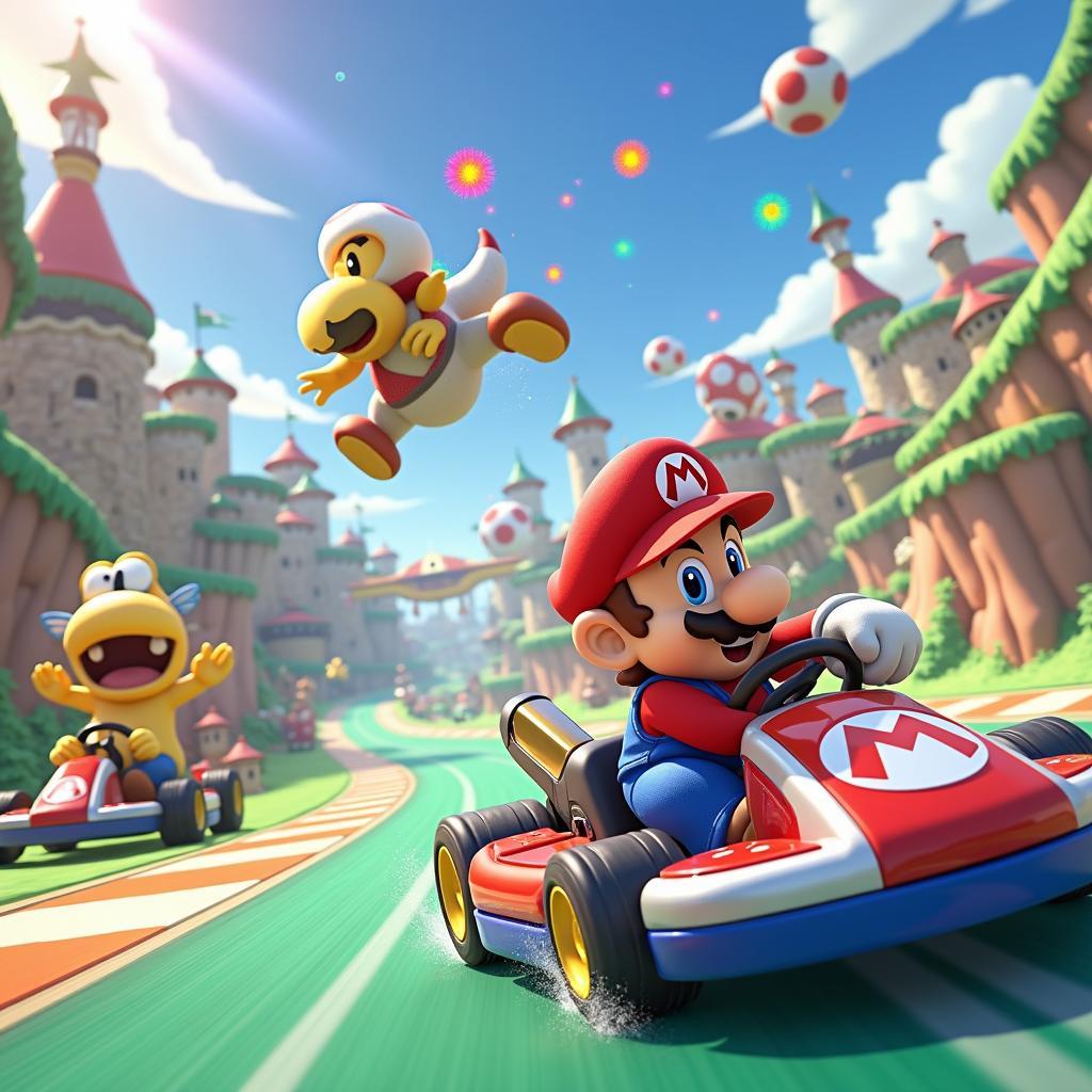 Game đua xe vui nhộn Mario Kart 8 Deluxe