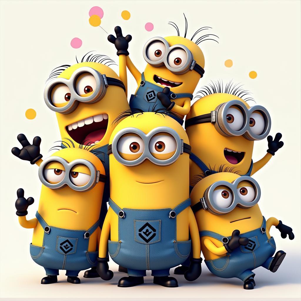 Hình ảnh minion vui nhộn trong phim Despicable Me