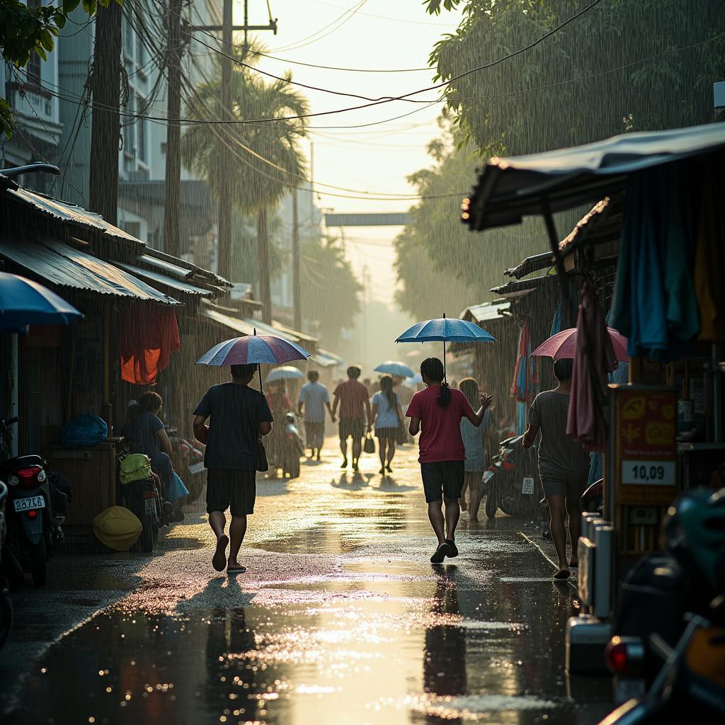 Mưa Nắng Bất Chợt Sài Gòn