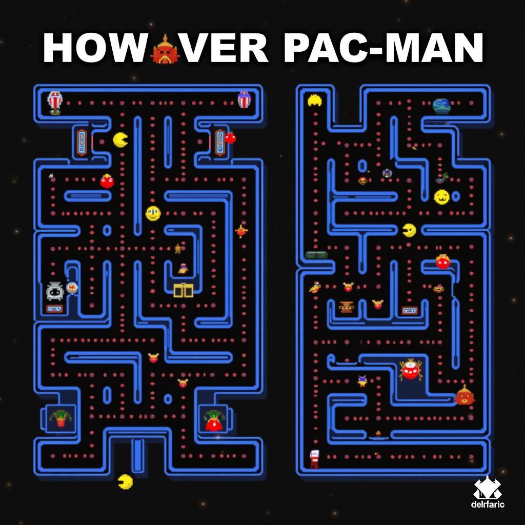 Phiên bản hiện đại của Pacman Game Vui