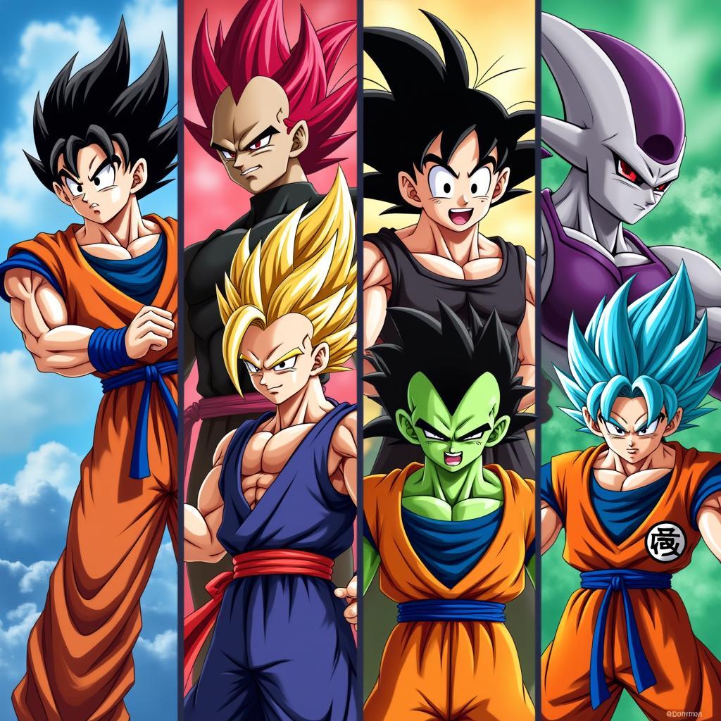 Tuyển chọn nhân vật Songoku 2.9 game vui