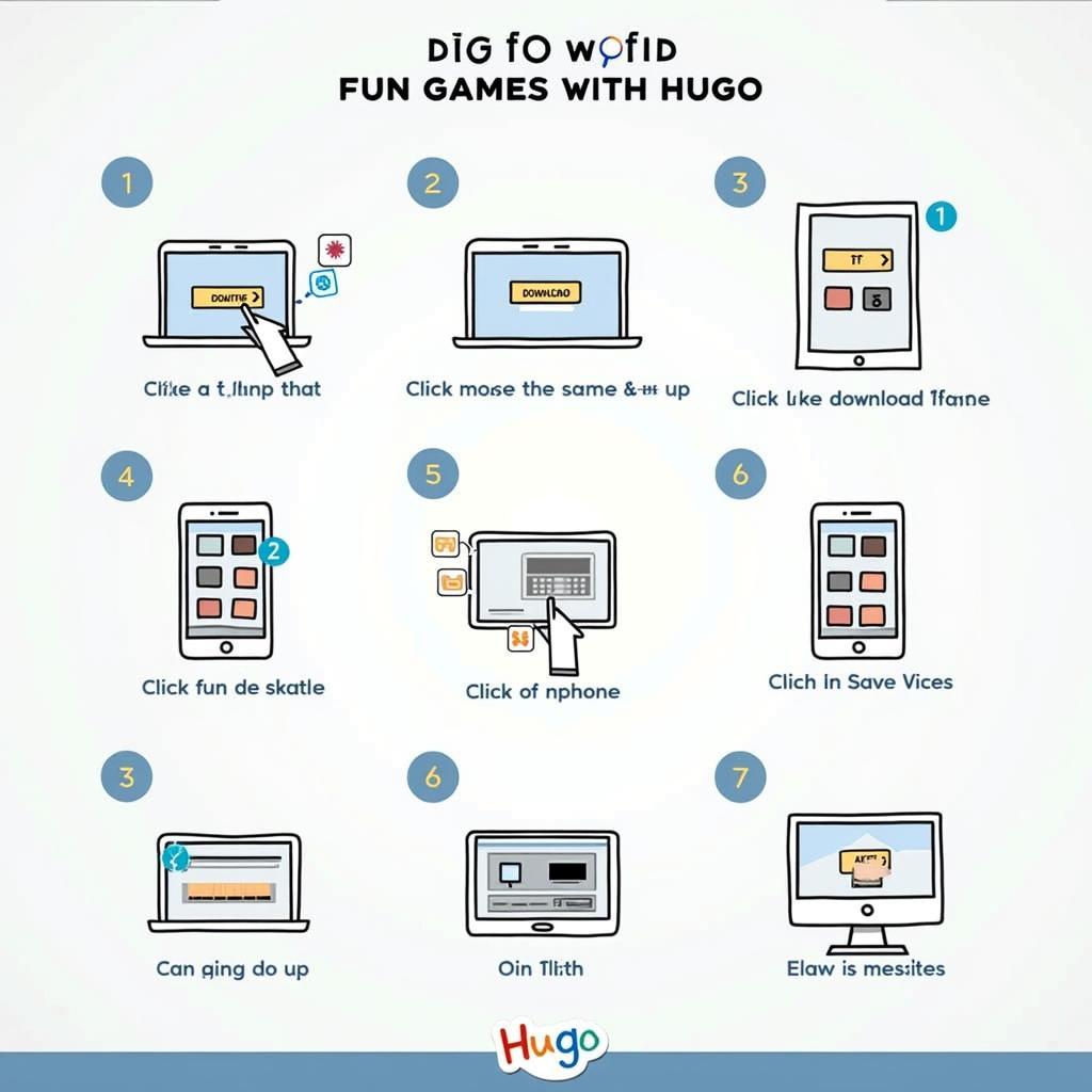 Hướng dẫn tải game vui cùng Hugo