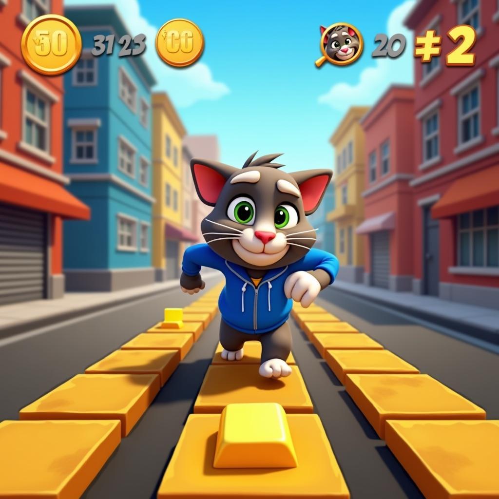 Hình ảnh chụp màn hình game Talking Tom Gold Run Game Vui